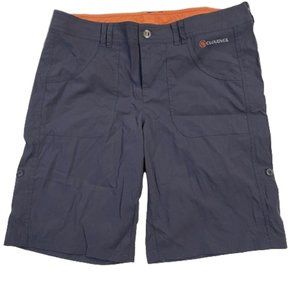 👨‍💼💙🎁 CLOUDVEIL Men's Blue Nylon Blend Mid-Rise Roll Tab Hiking Shorts XL